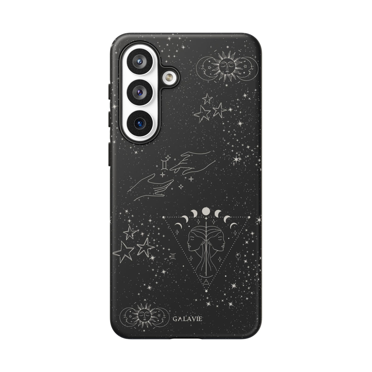 Gemini Zodiac Phone Case – Noir