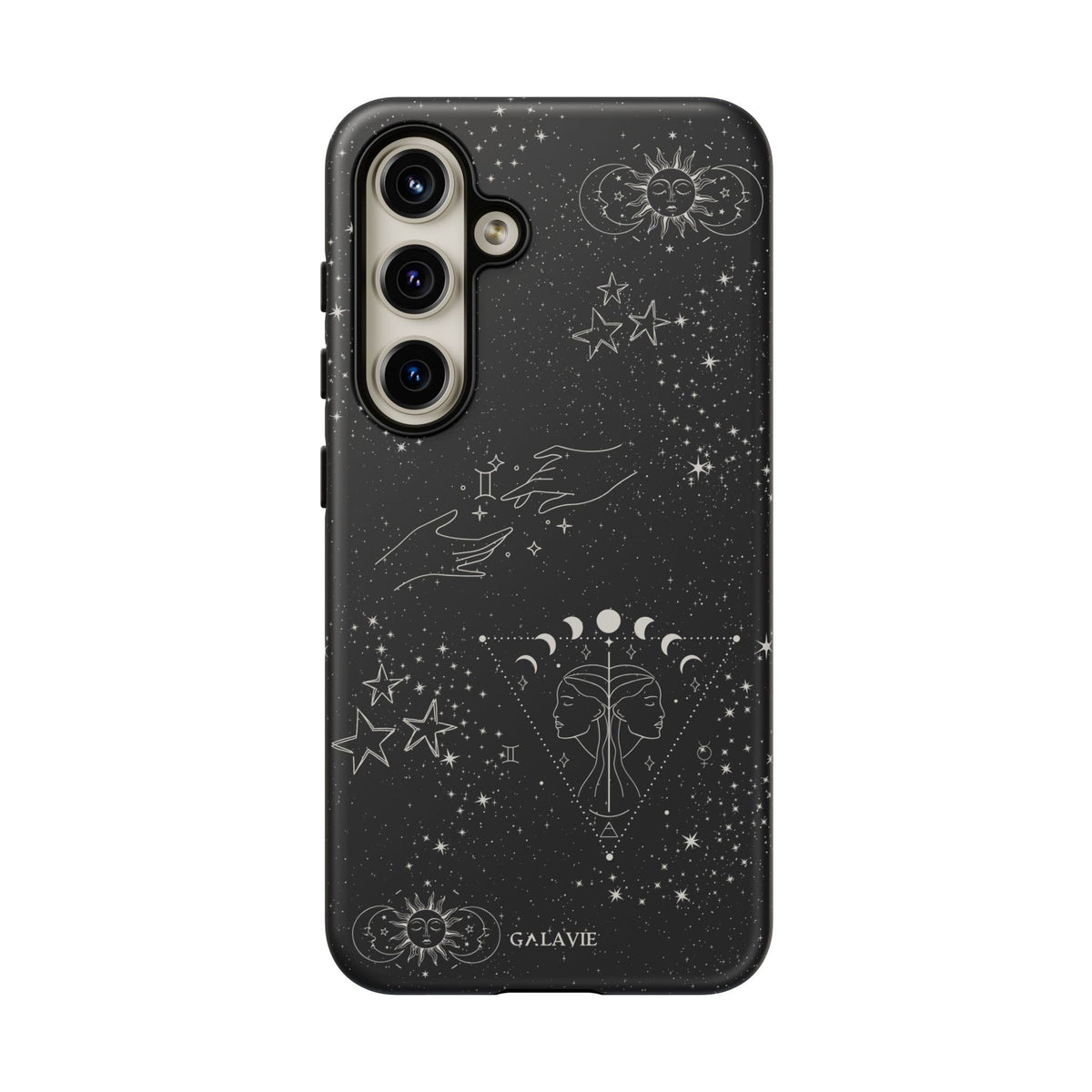 Gemini Zodiac Phone Case – Noir