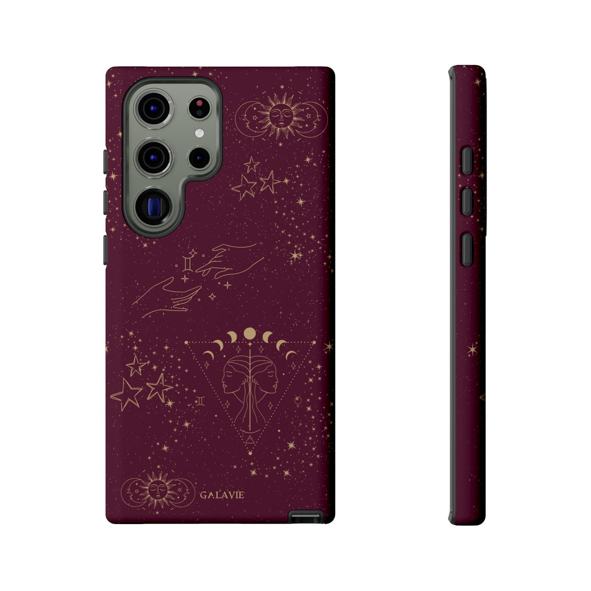 Gemini Zodiac Phone Case – Merlot