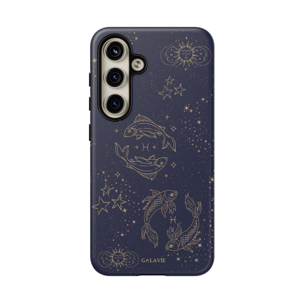 Pisces Zodiac Phone Case – Navy