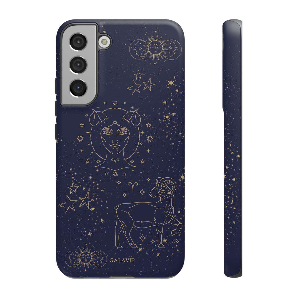 Aries Zodiac Phone Case – Navy