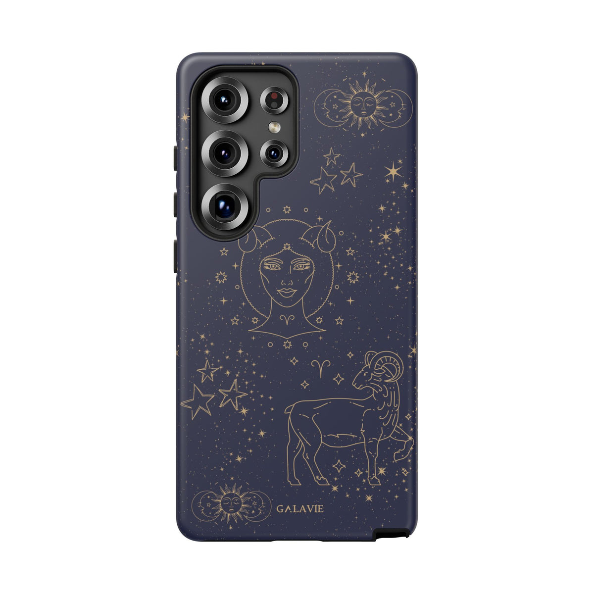 Aries Zodiac Phone Case – Navy
