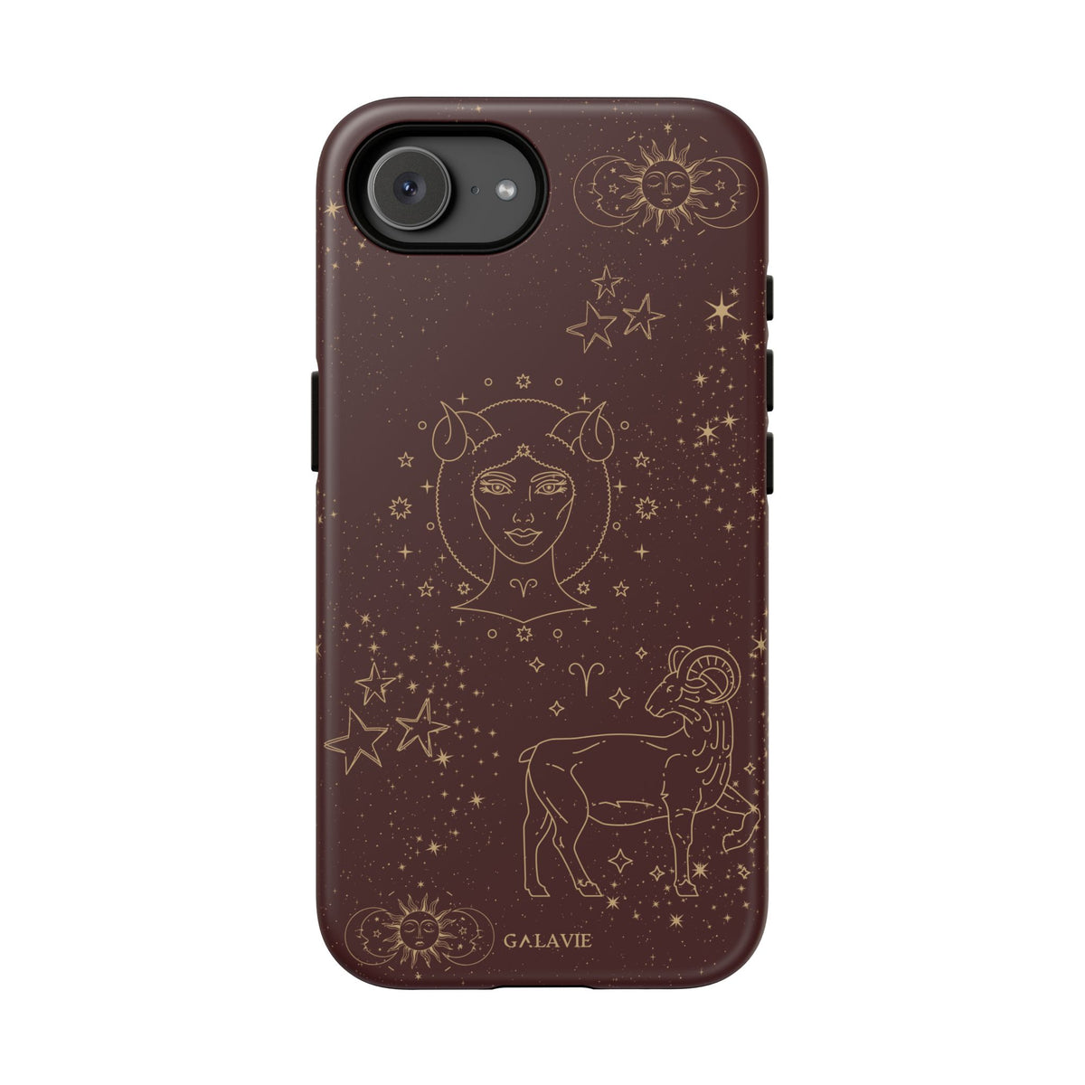 Aries Zodiac Phone Case – Chocolate