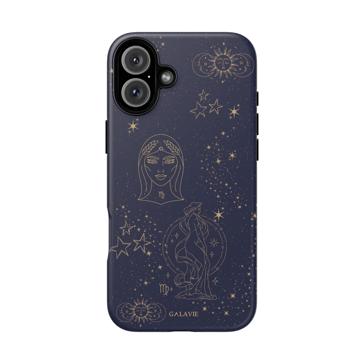 Virgo Zodiac Phone Case – Navy