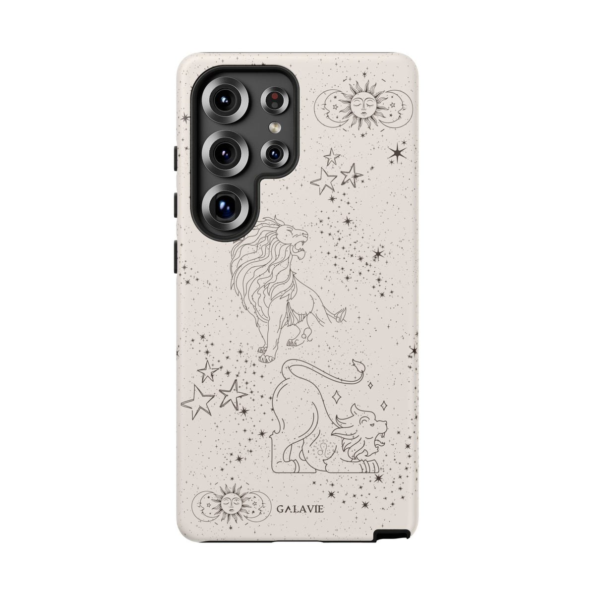 Leo Zodiac Phone Case – Cream