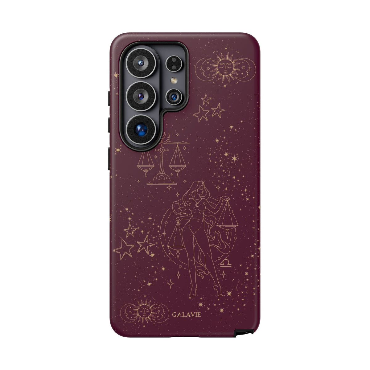 Libra Zodiac Phone Case – Merlot