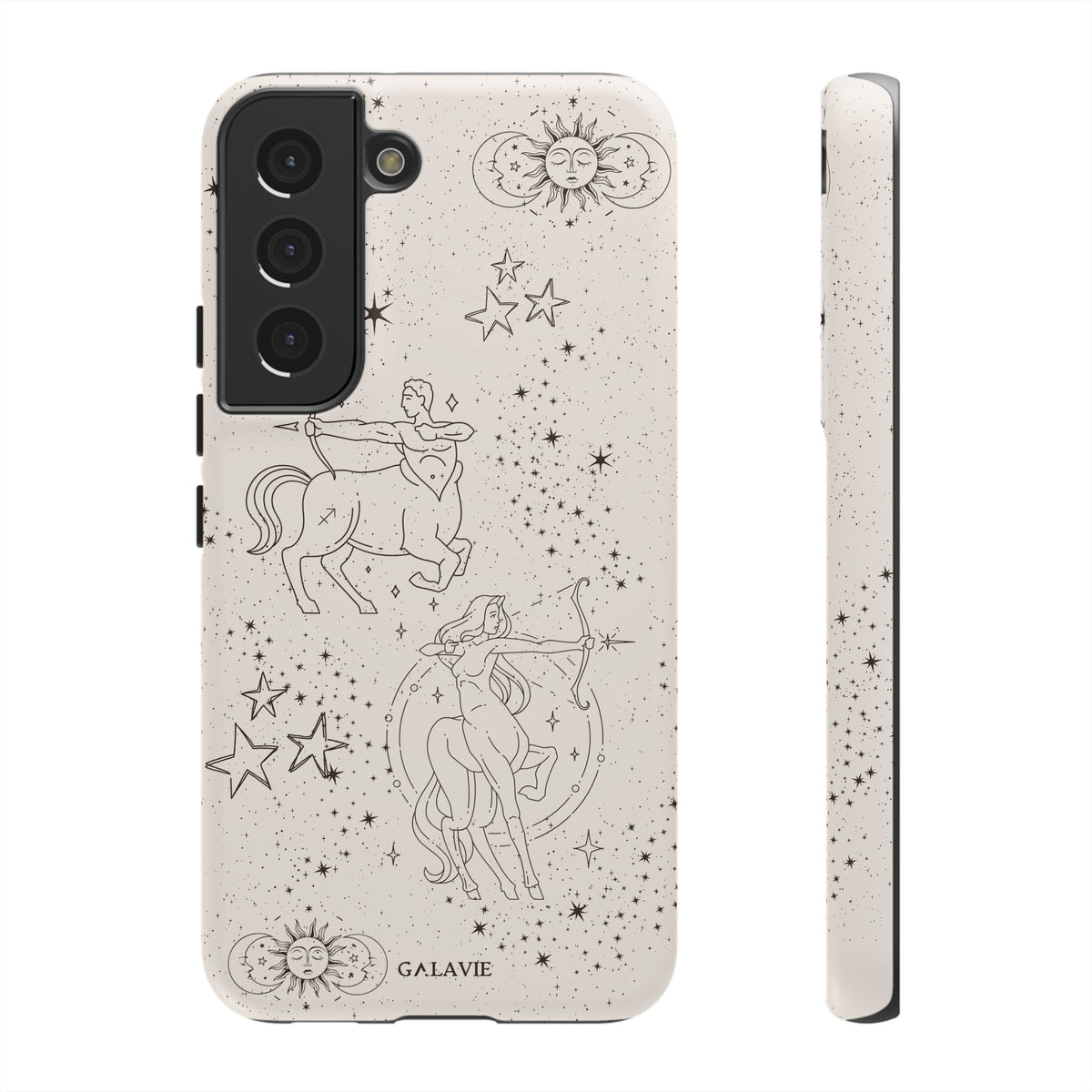 Sagittarius Zodiac Phone Case – Cream