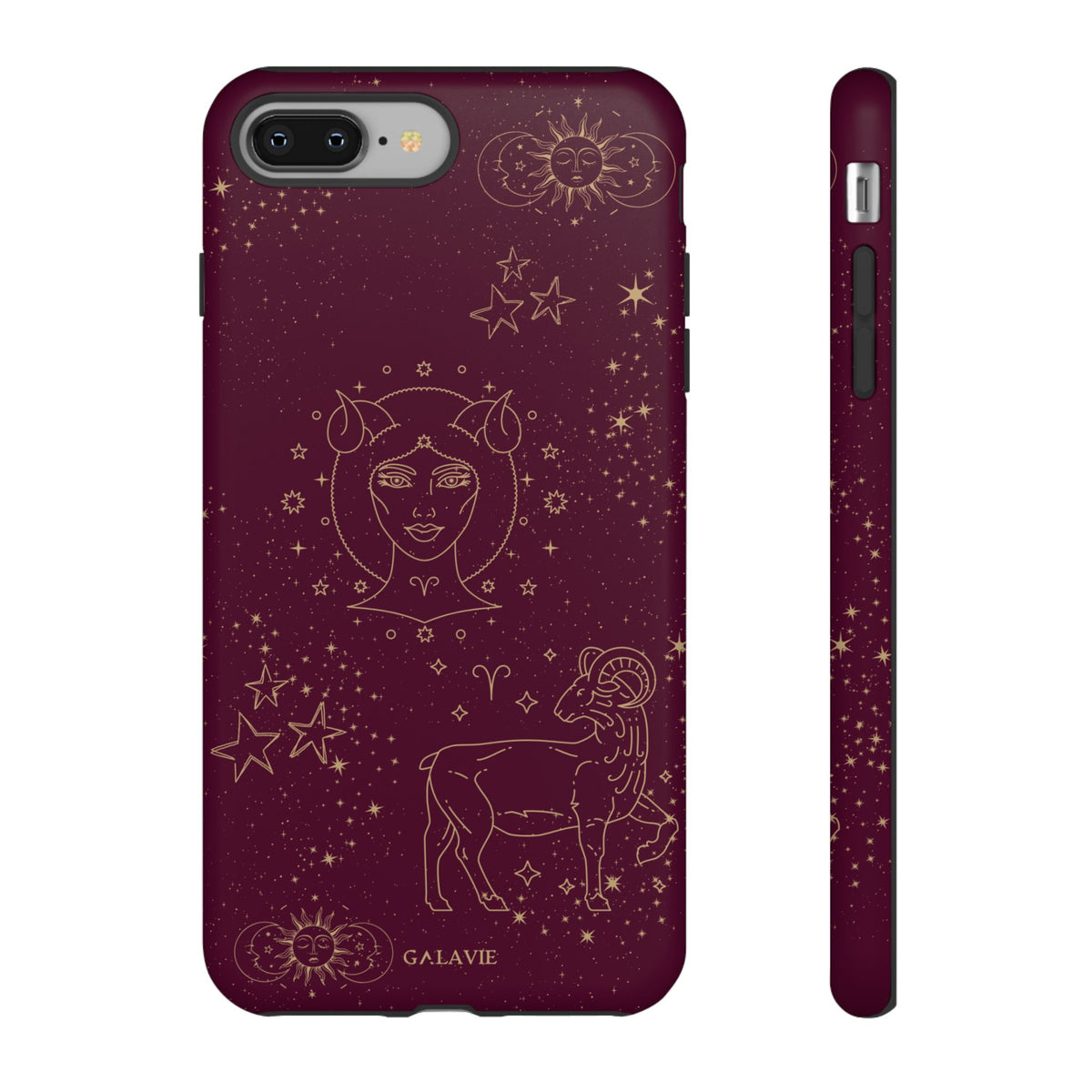 Aries Zodiac Phone Case – Merlot