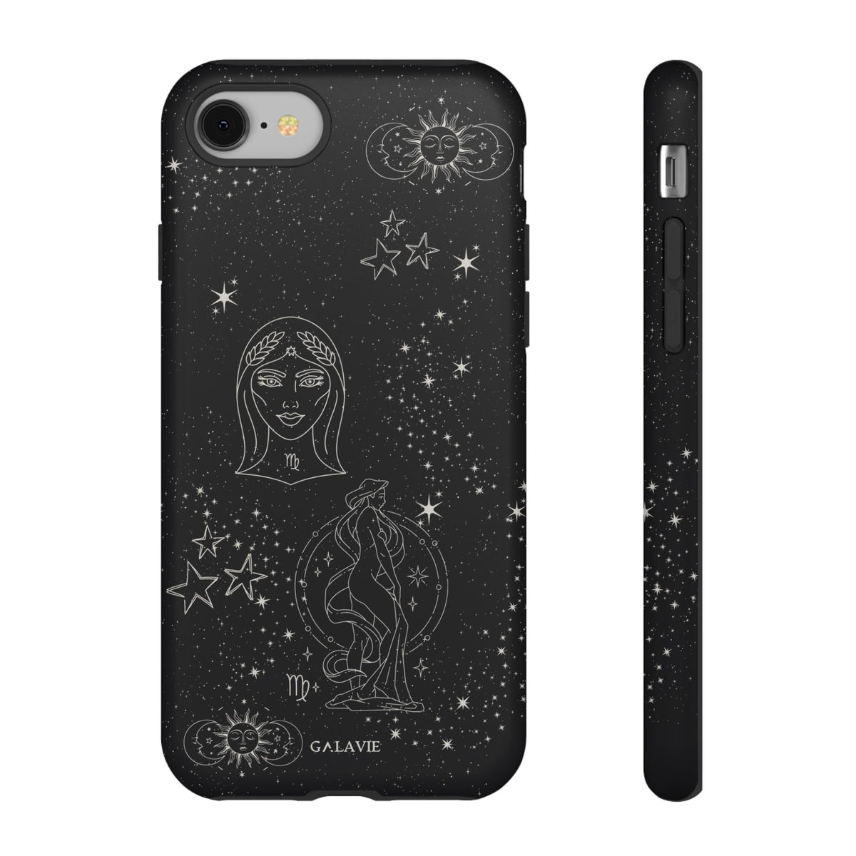 Virgo Zodiac Phone Case – Noir