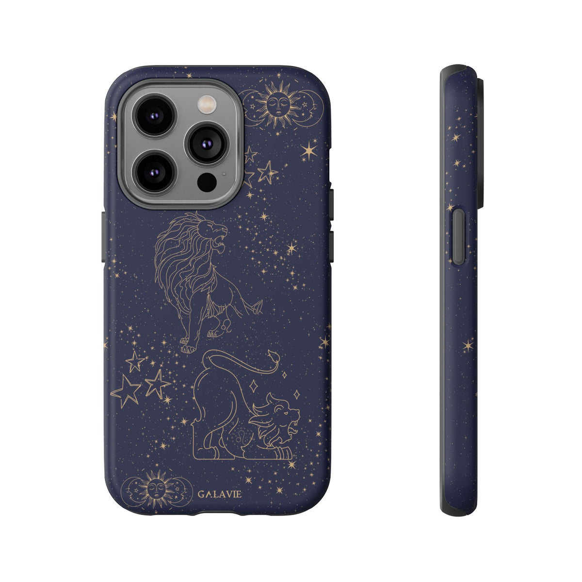 Leo Zodiac Phone Case – Navy