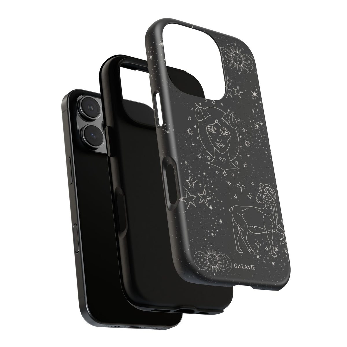 Aries Zodiac Phone Case – Noir