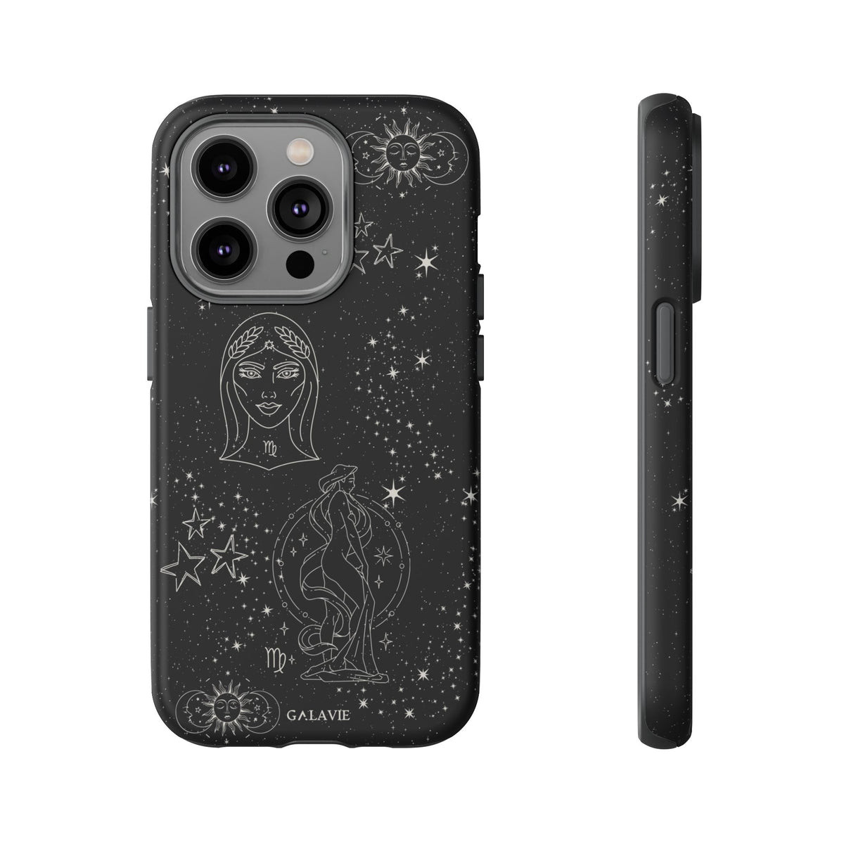 Virgo Zodiac Phone Case – Noir
