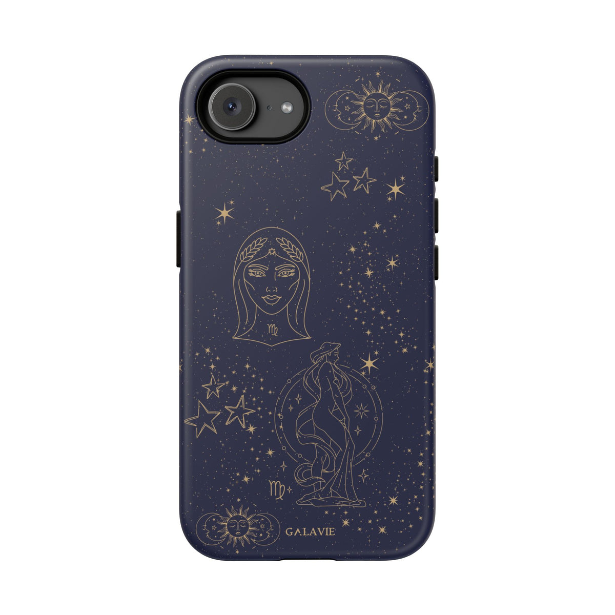 Virgo Zodiac Phone Case – Navy