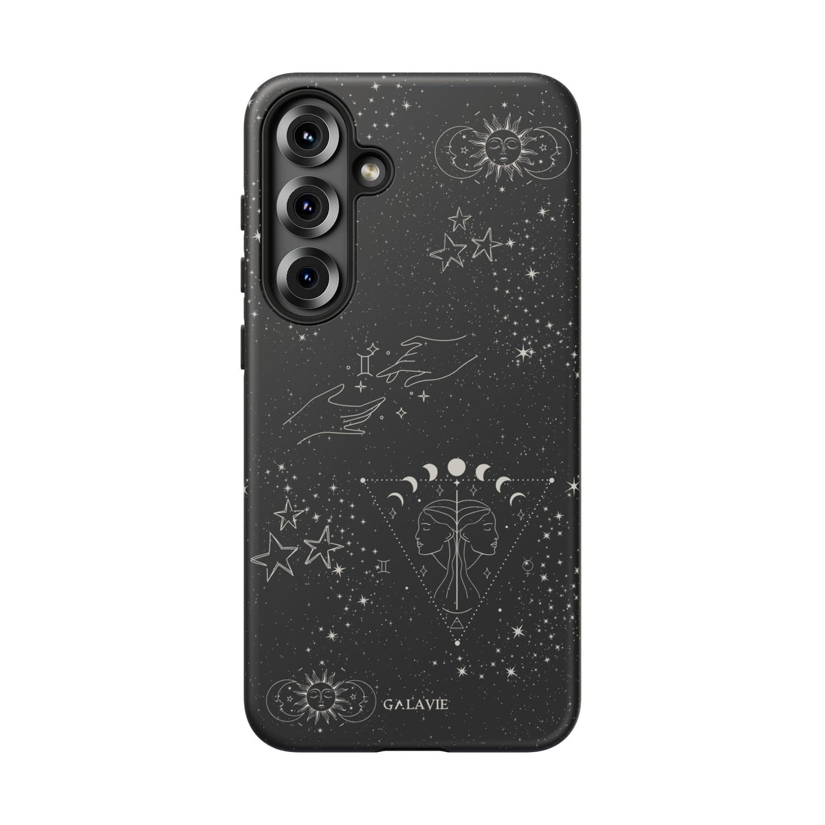 Gemini Zodiac Phone Case – Noir
