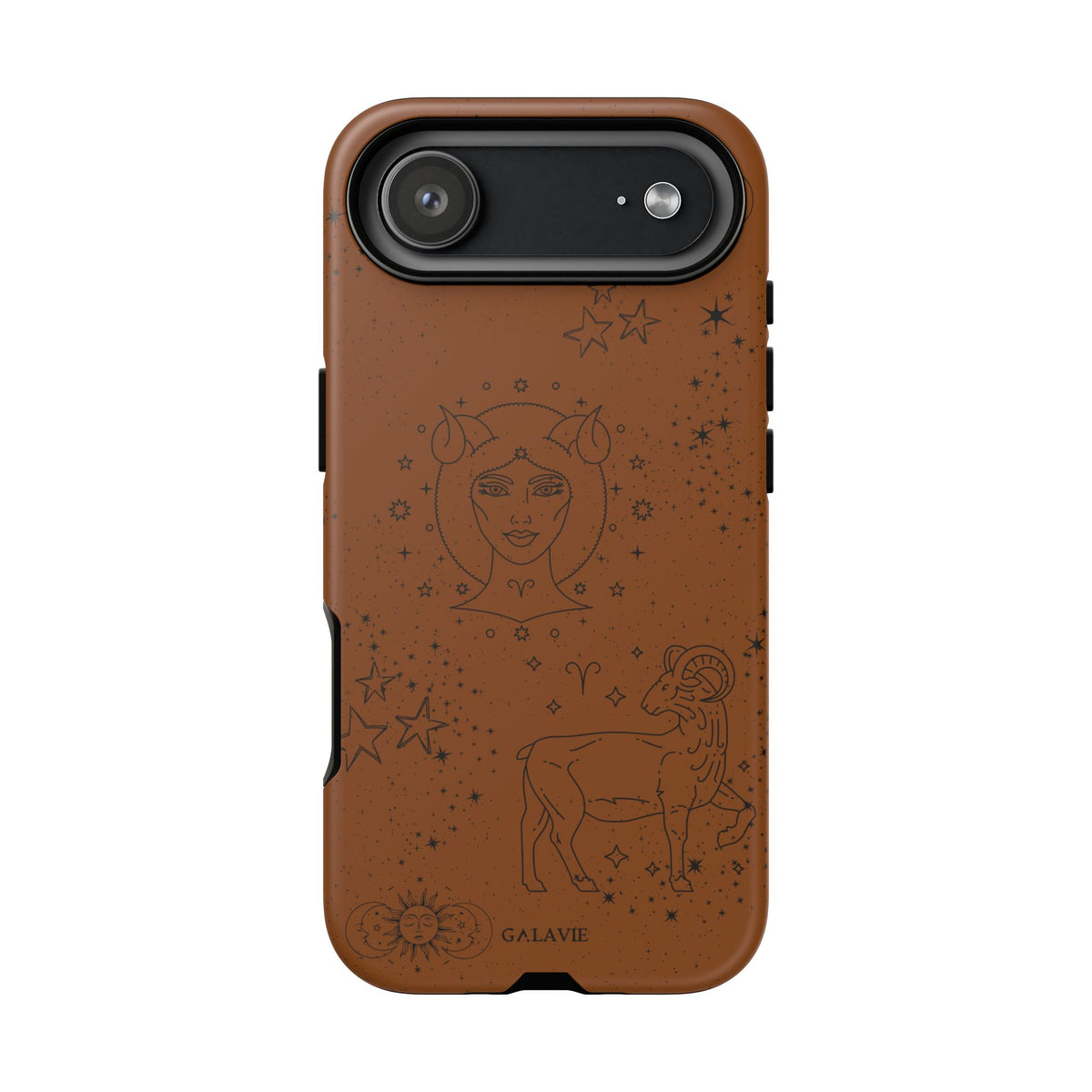 Aries Zodiac Phone Case – Cognac