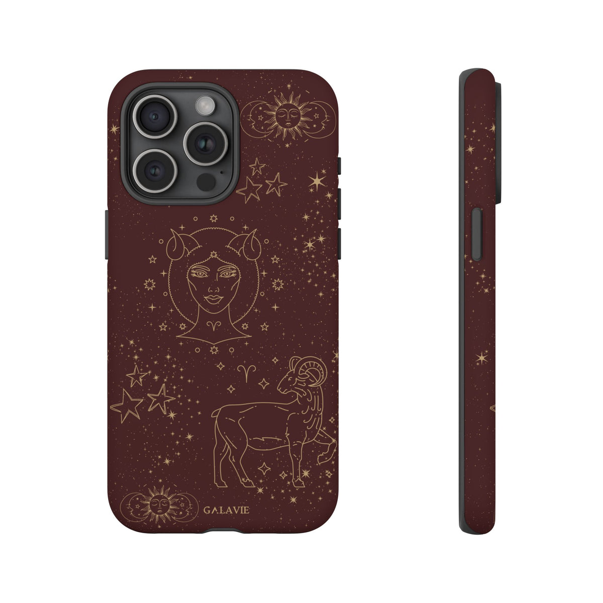 Aries Zodiac Phone Case – Chocolate