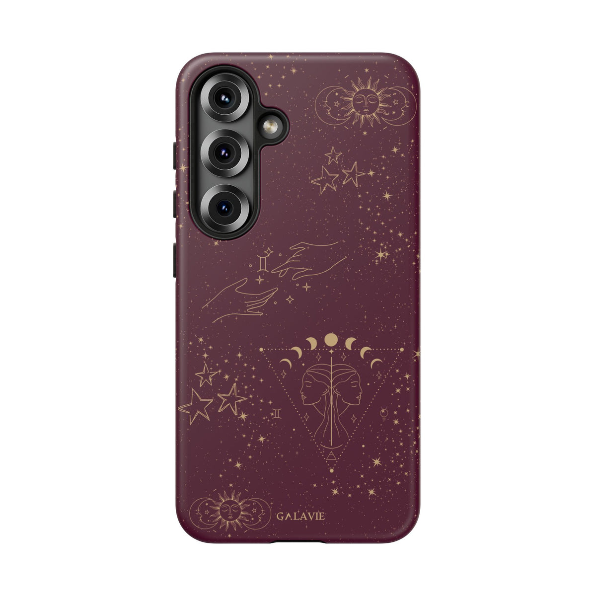 Gemini Zodiac Phone Case – Merlot