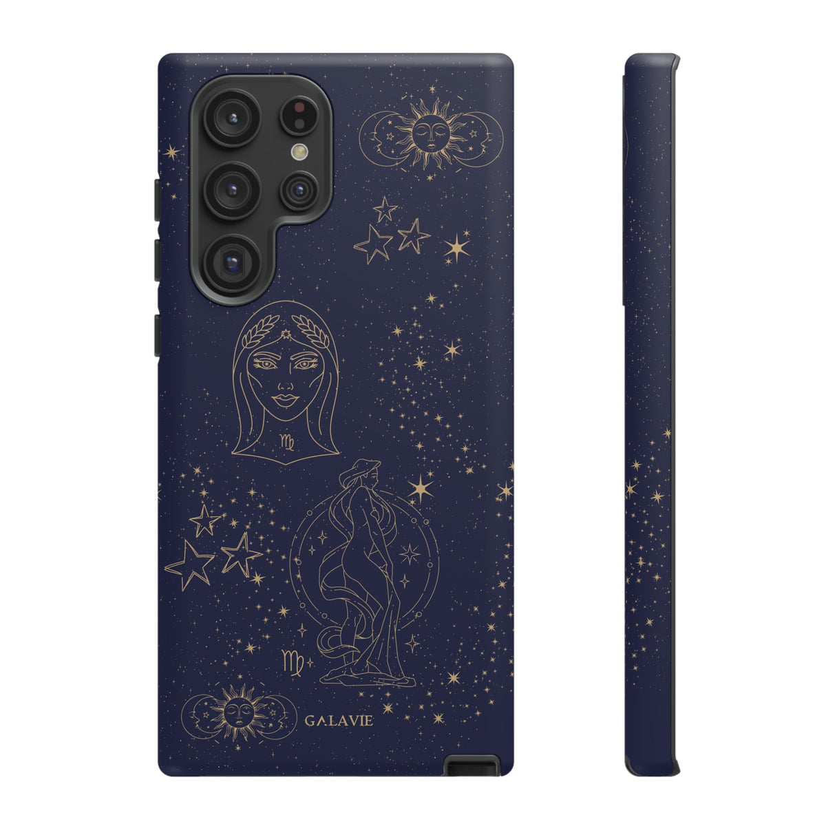 Virgo Zodiac Phone Case – Navy