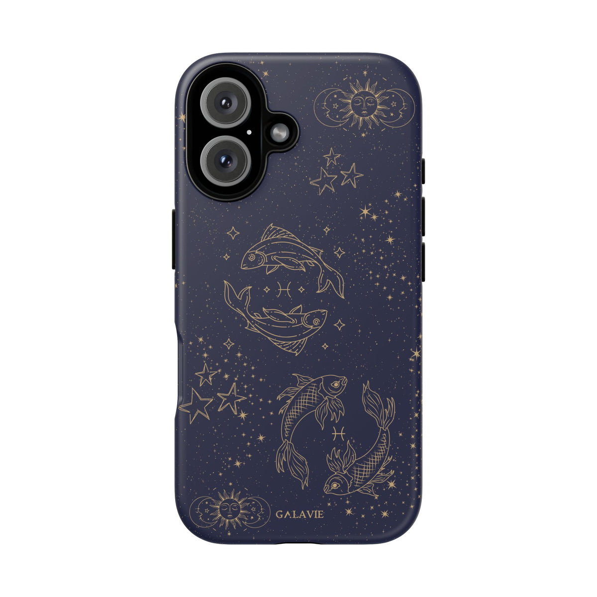 Pisces Zodiac Phone Case – Navy