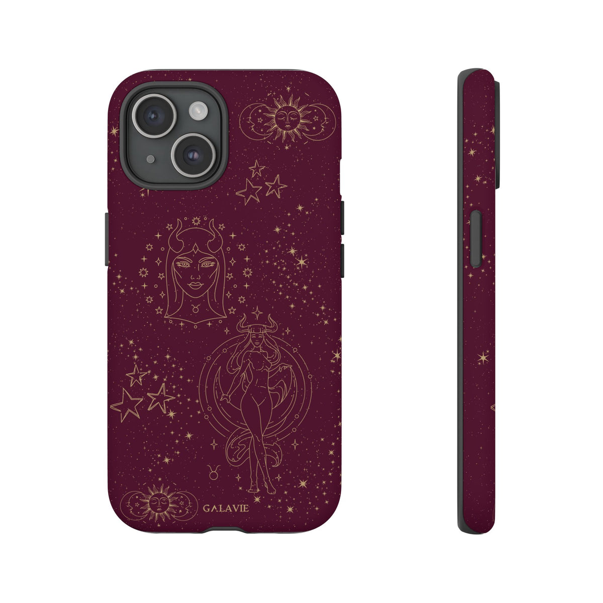 Taurus Zodiac Phone Case – Merlot
