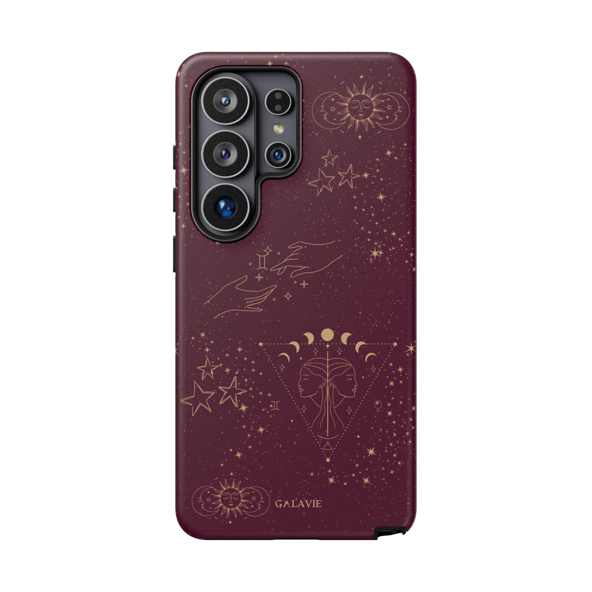 Gemini Zodiac Phone Case – Merlot