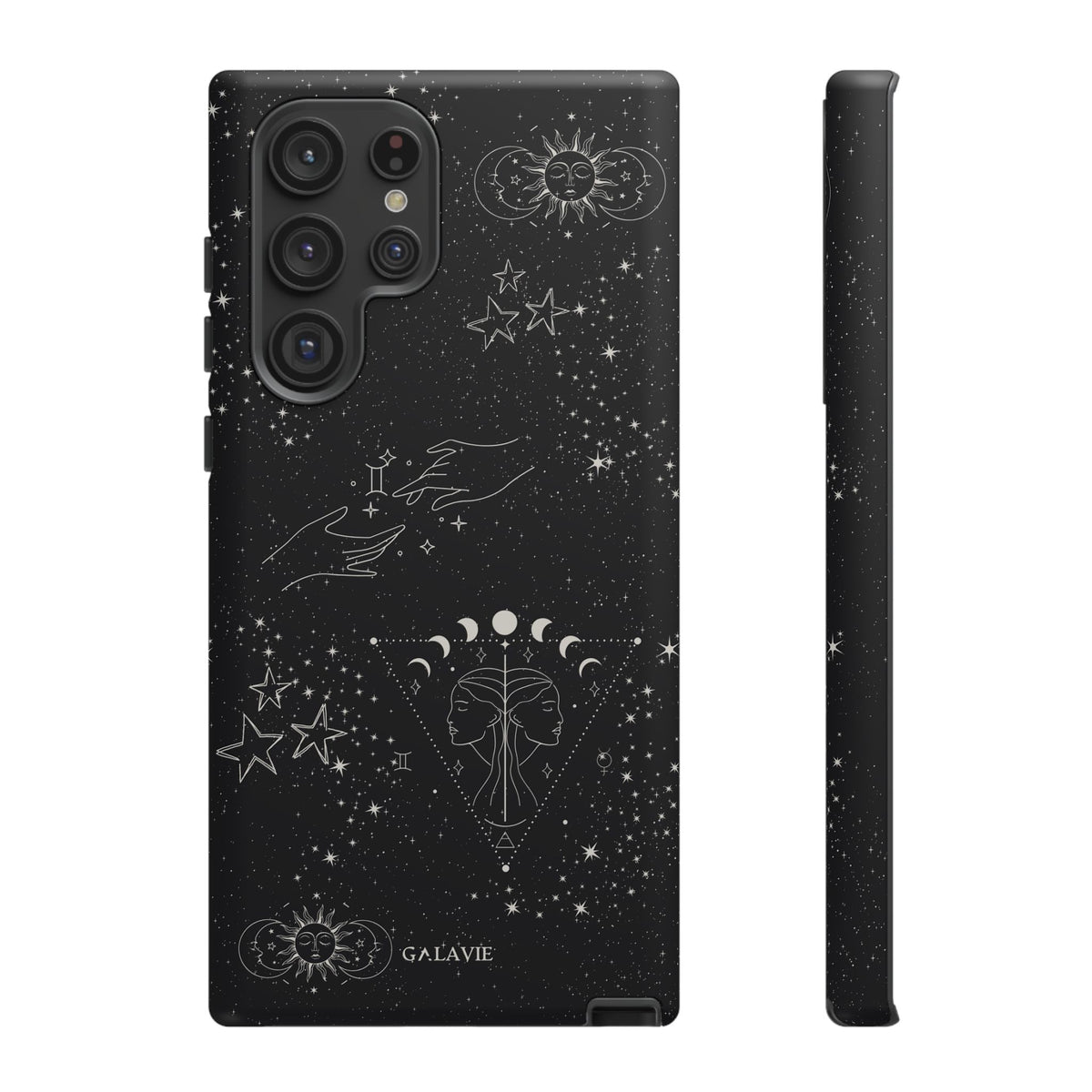 Gemini Zodiac Phone Case – Noir