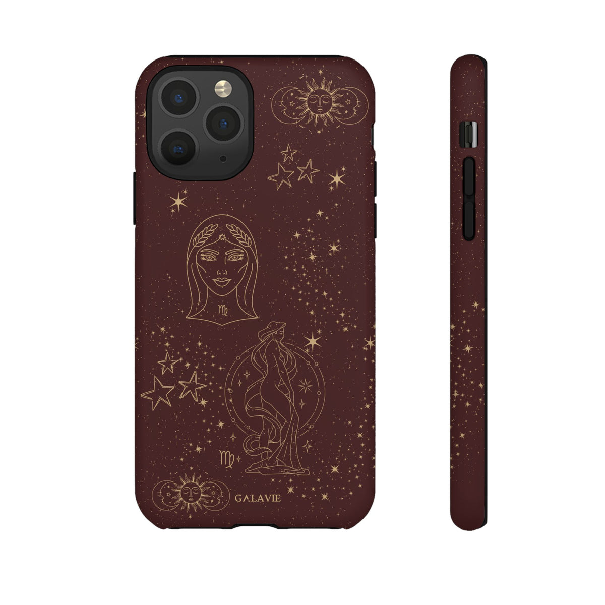 Virgo Zodiac Phone Case – Chocolate