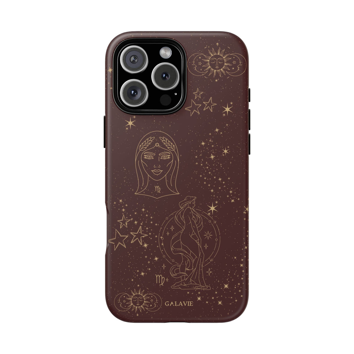 Virgo Zodiac Phone Case – Chocolate