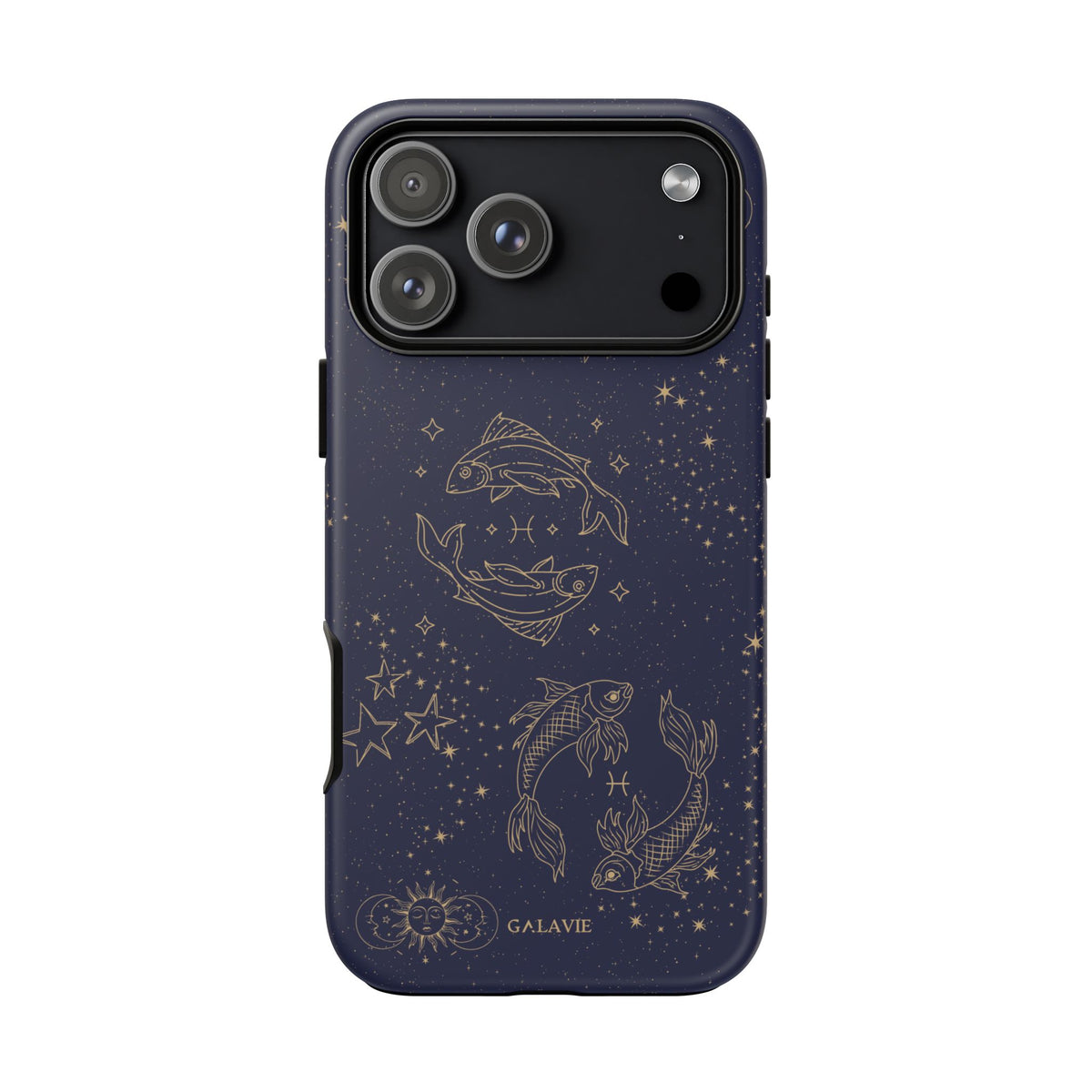 Pisces Zodiac Phone Case – Navy