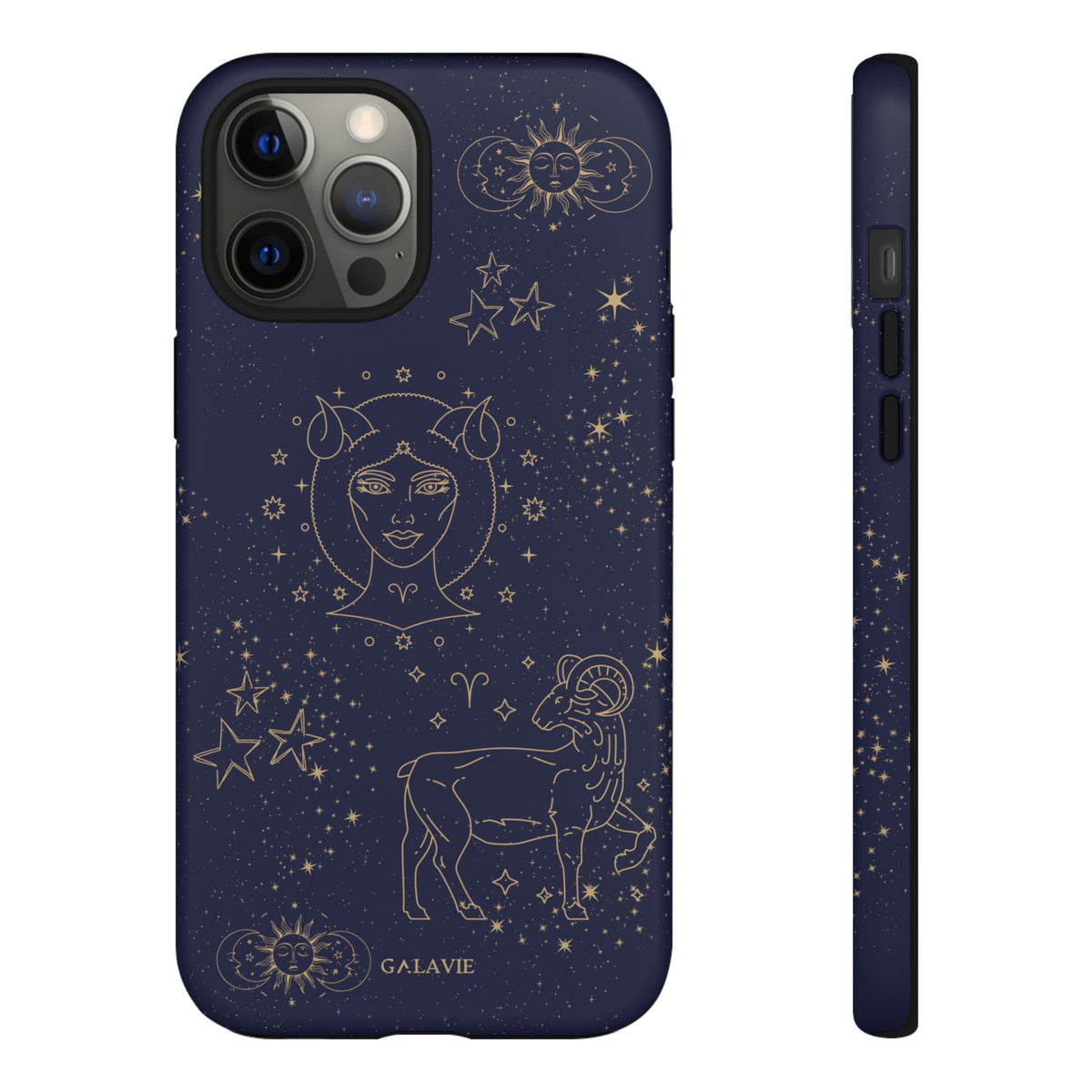 Aries Zodiac Phone Case – Navy