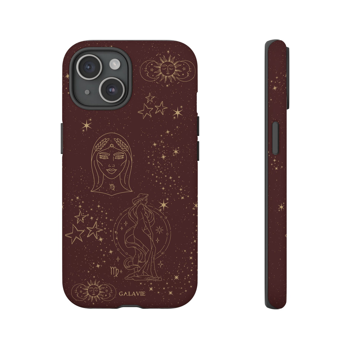 Virgo Zodiac Phone Case – Chocolate