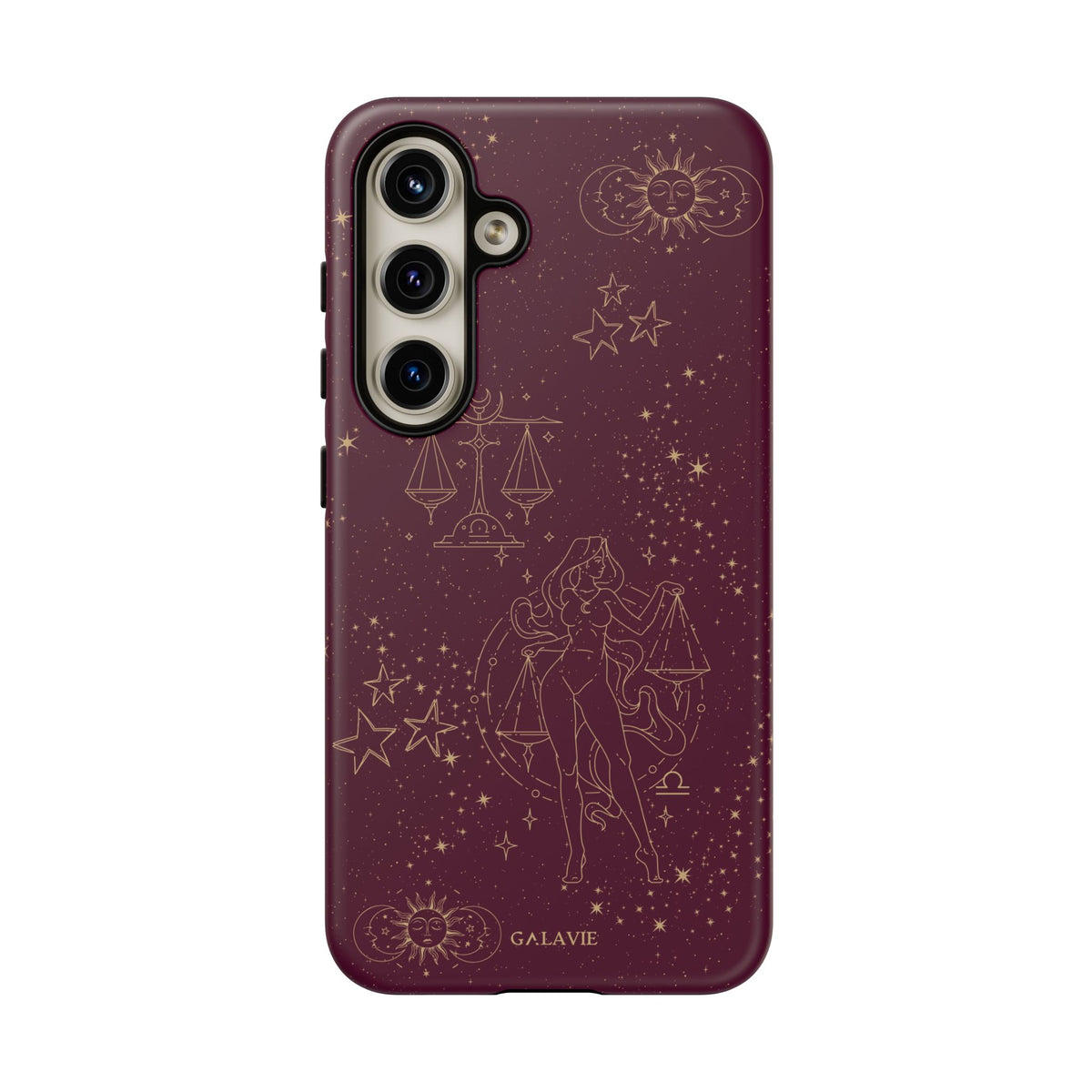 Libra Zodiac Phone Case – Merlot