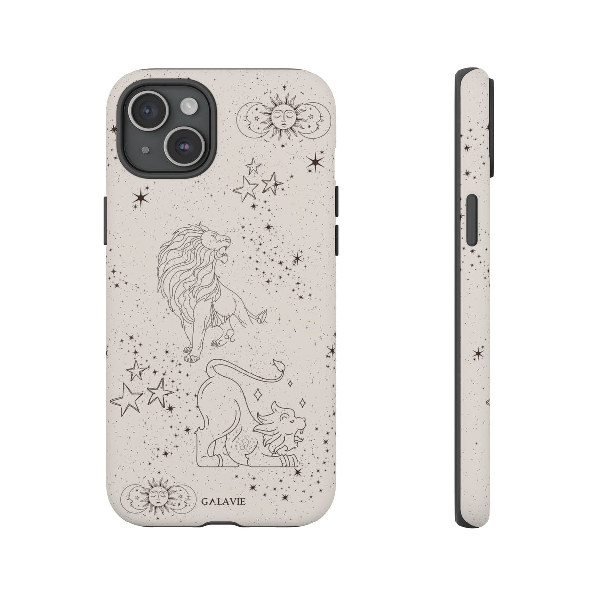 Leo Zodiac Phone Case – Cream