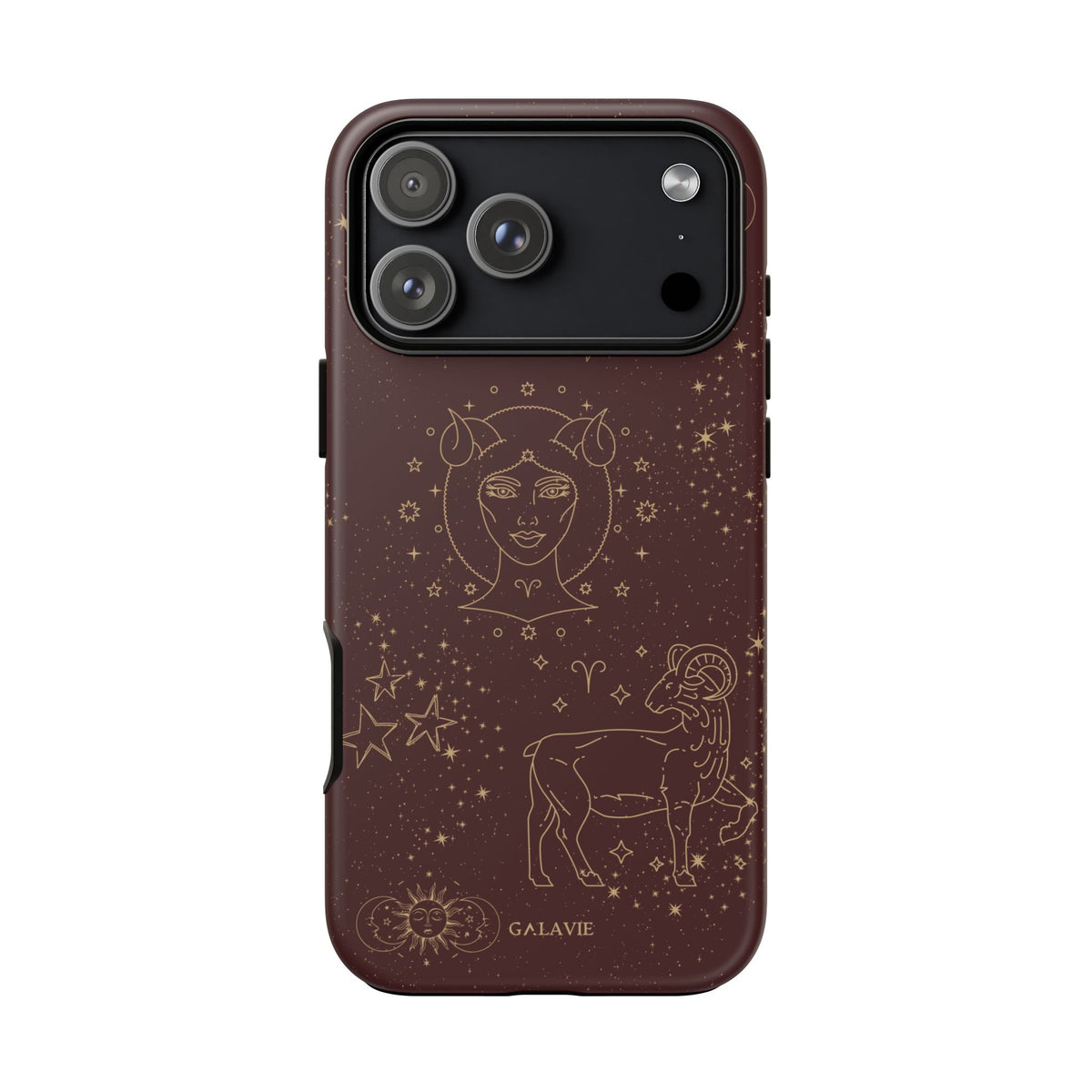 Aries Zodiac Phone Case – Chocolate