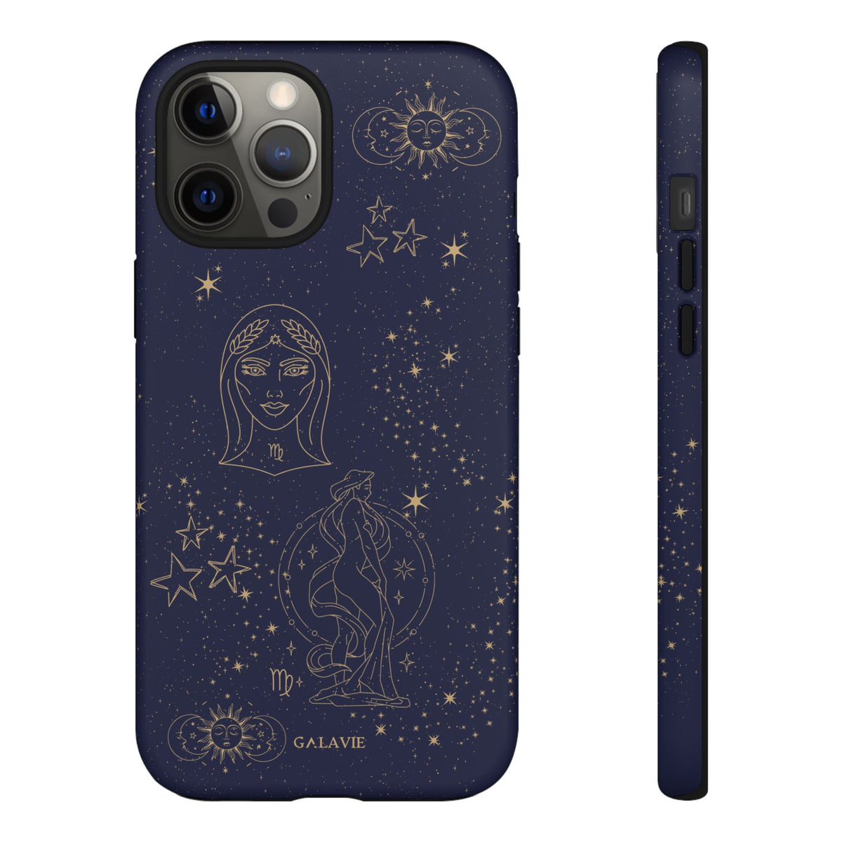Virgo Zodiac Phone Case – Navy