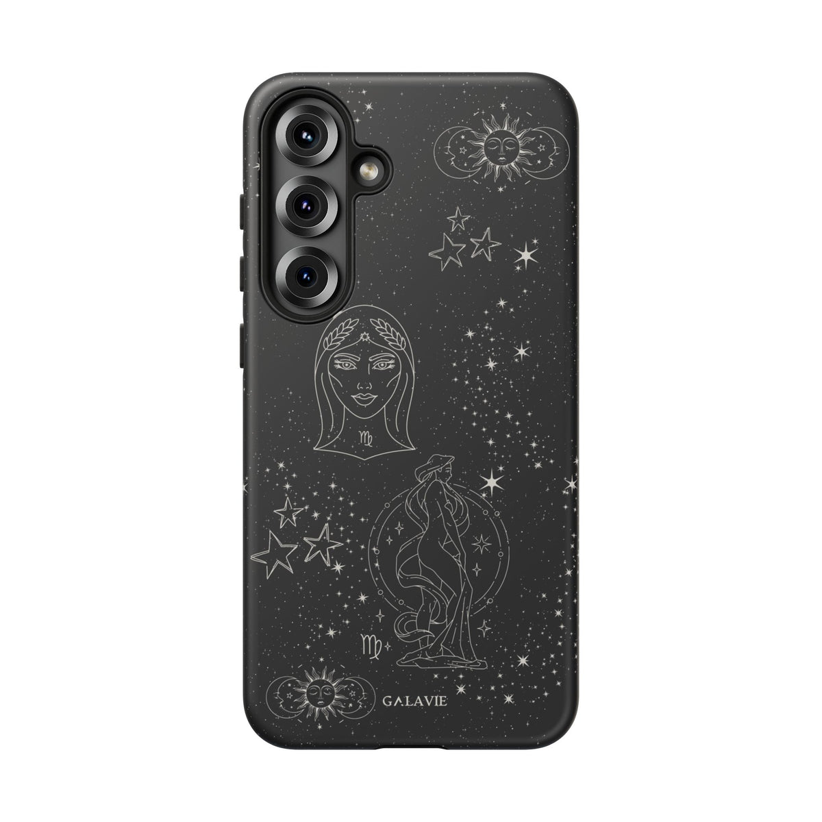 Virgo Zodiac Phone Case – Noir