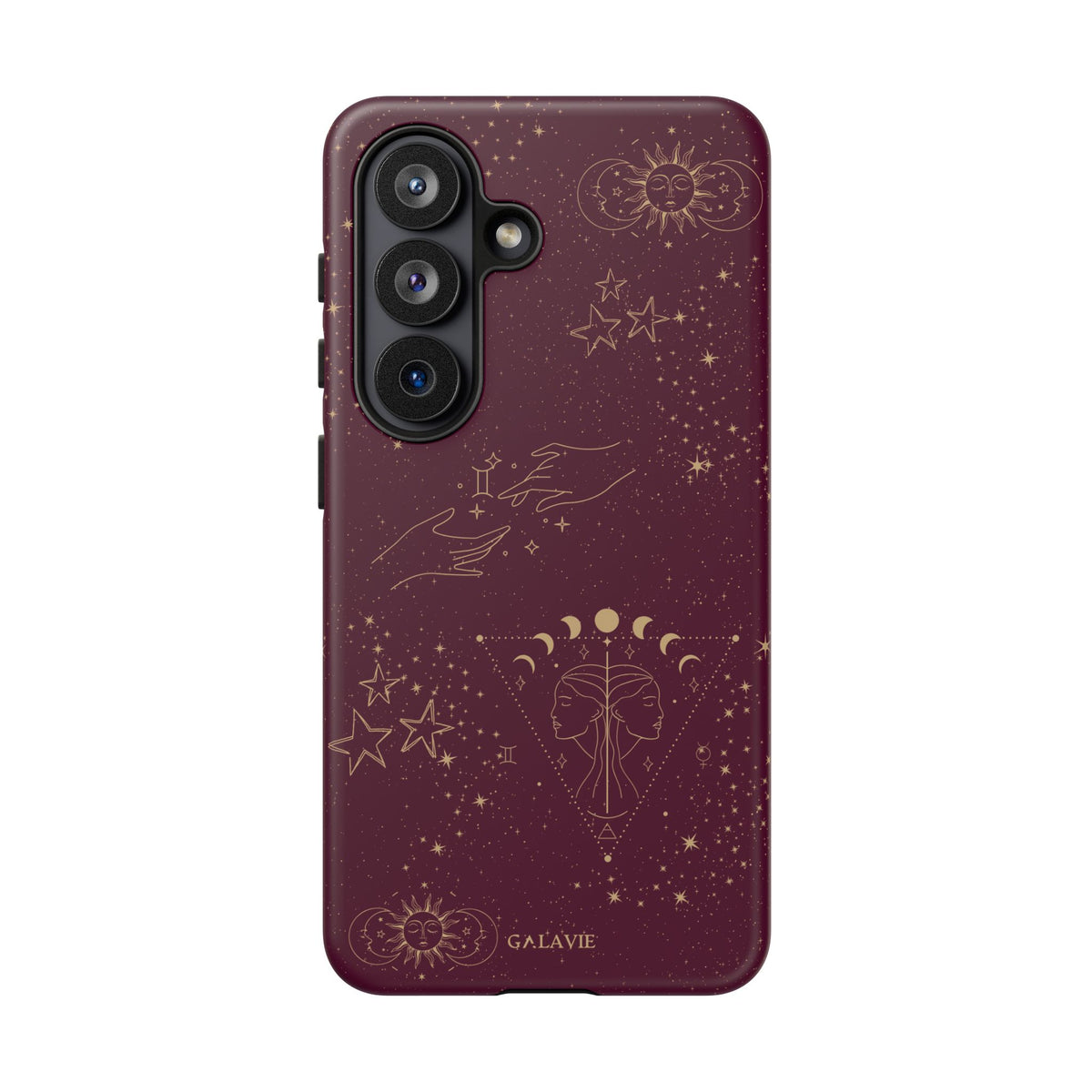 Gemini Zodiac Phone Case – Merlot