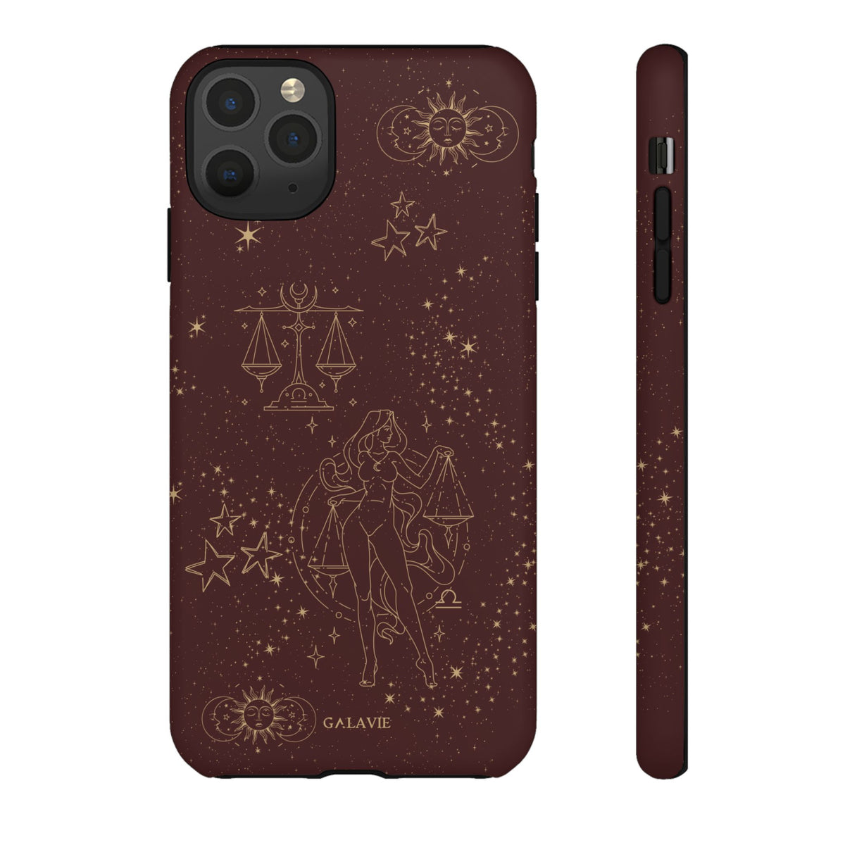 Libra Zodiac Phone Case – Chocolate