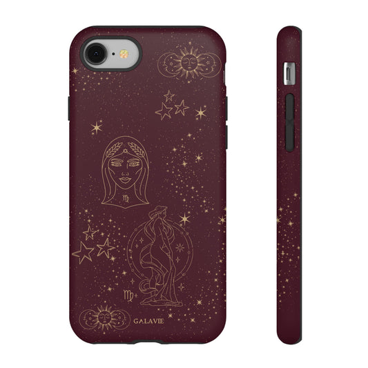 Virgo Zodiac Phone Case – Merlot