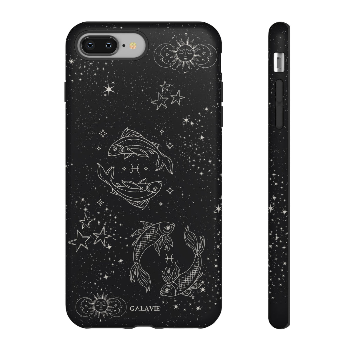 Pisces Zodiac Phone Case – Noir