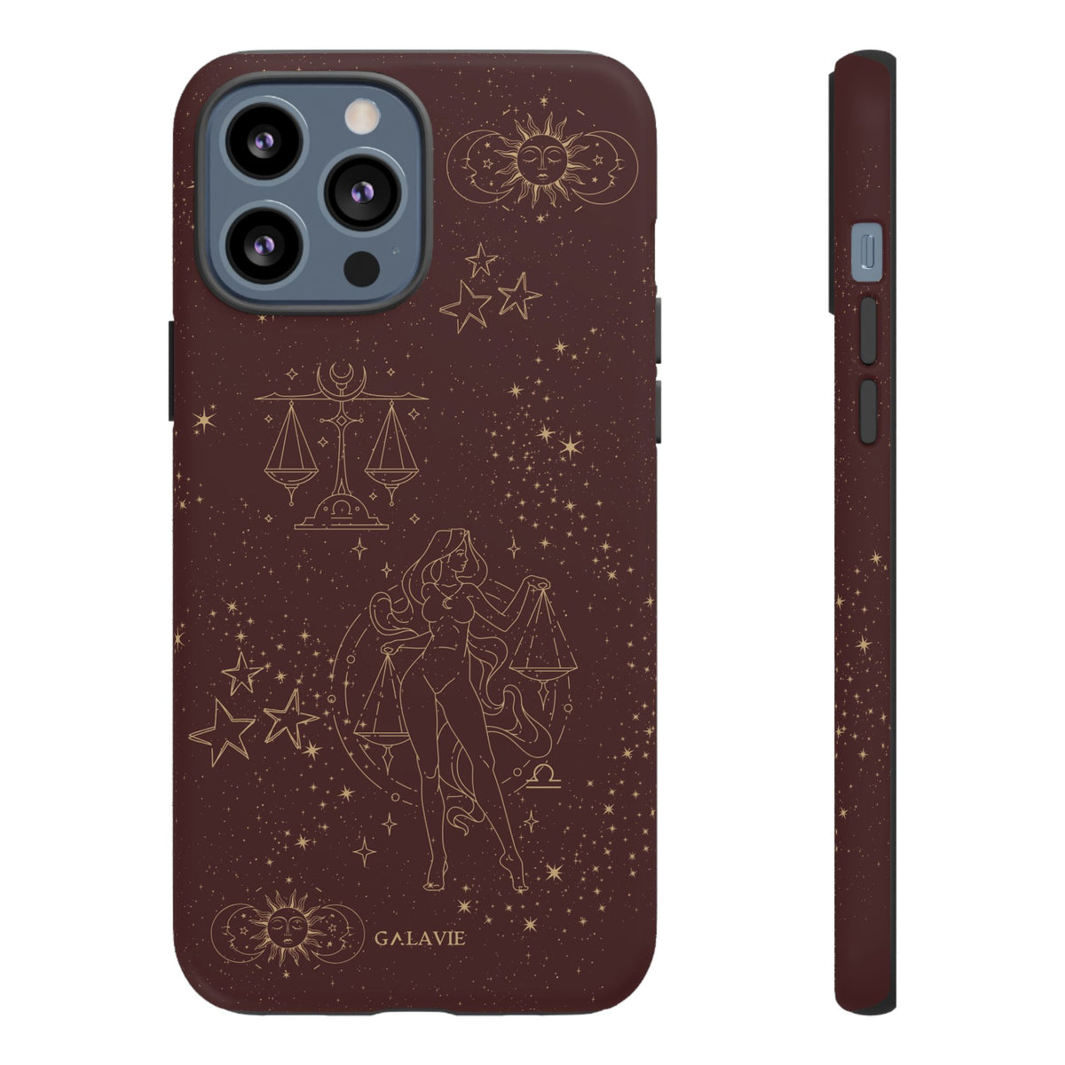 Libra Zodiac Phone Case – Chocolate