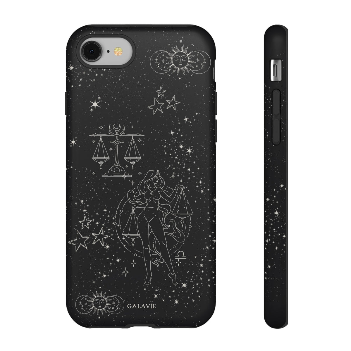 Libra Zodiac Phone Case – Noir