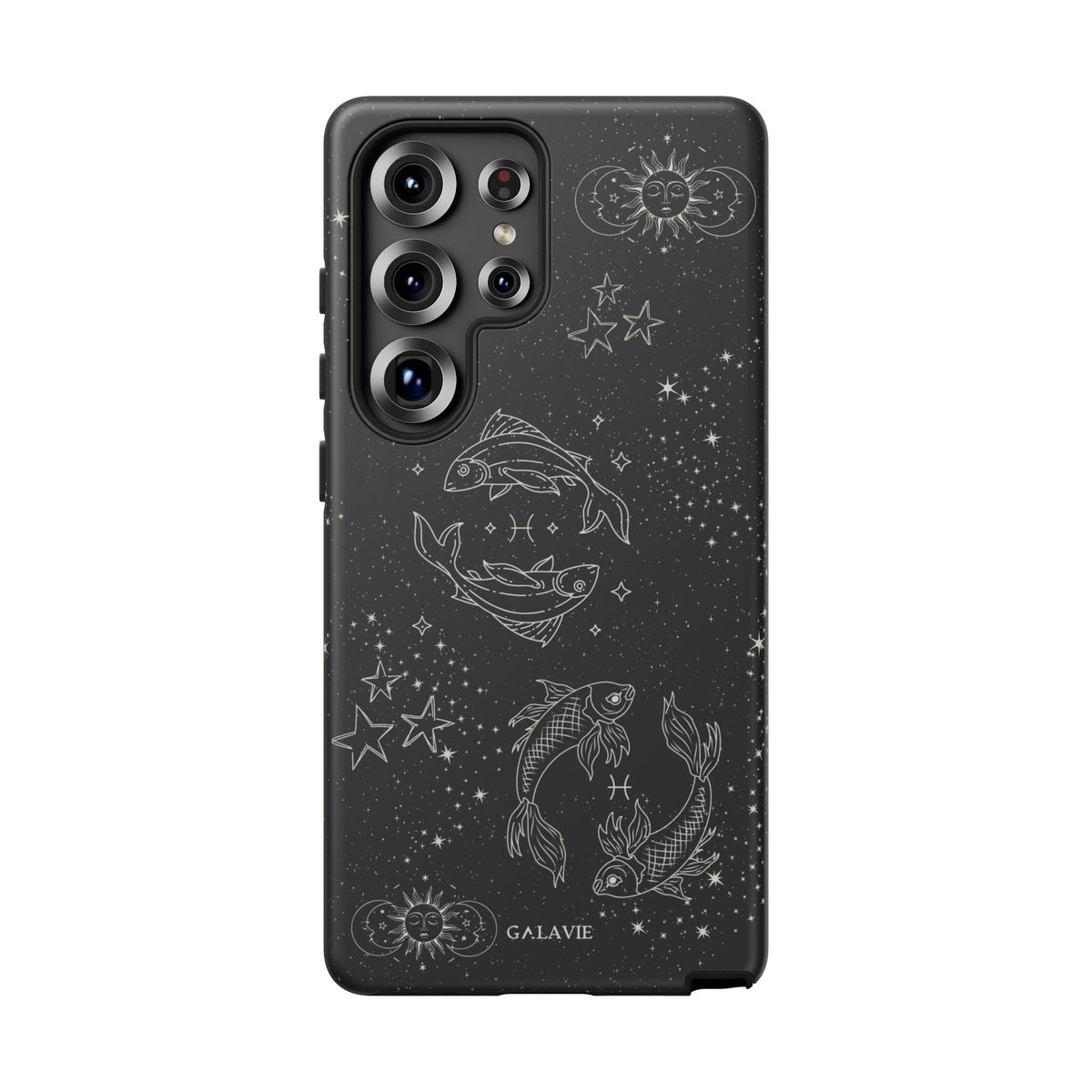 Pisces Zodiac Phone Case – Noir