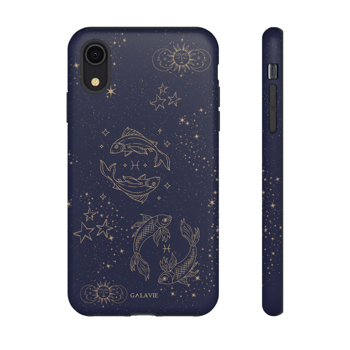 Pisces Zodiac Phone Case – Navy