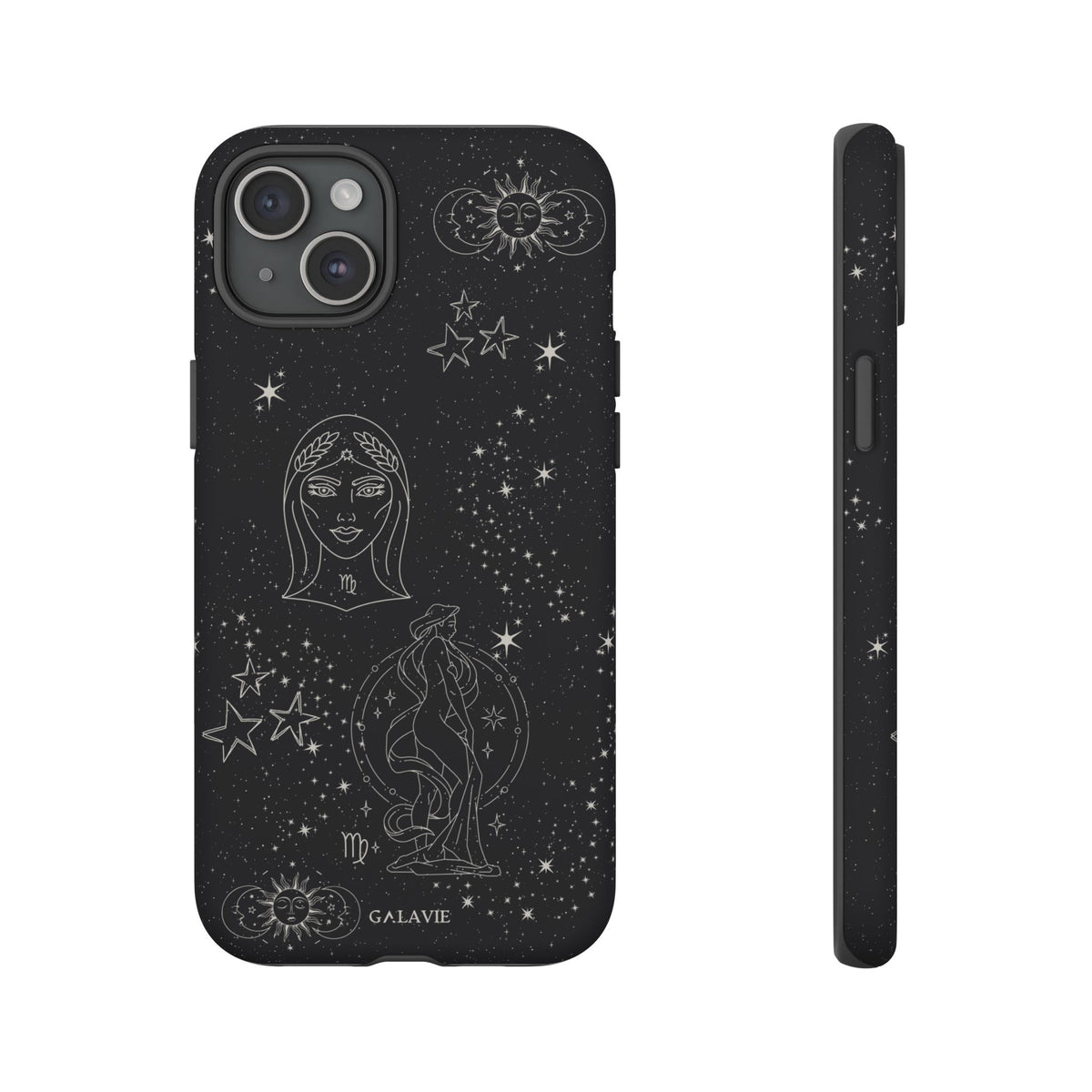 Virgo Zodiac Phone Case – Noir