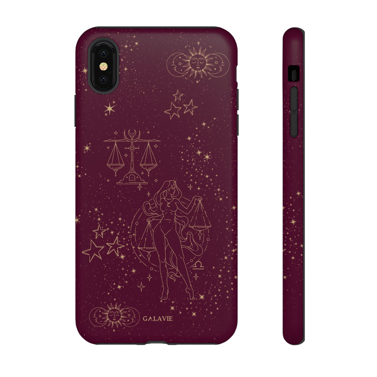 Libra Zodiac Phone Case – Merlot