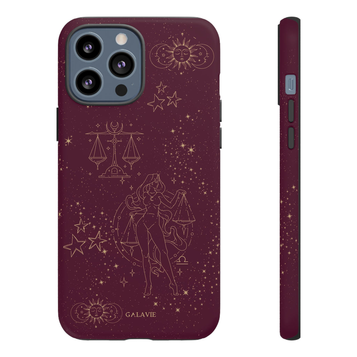 Libra Zodiac Phone Case – Merlot