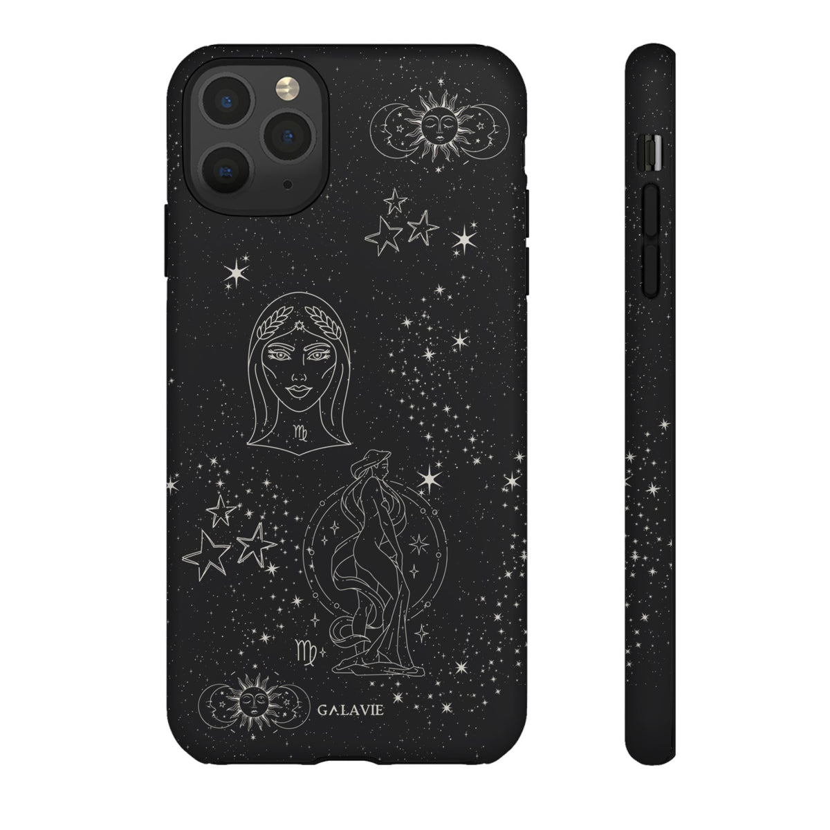 Virgo Zodiac Phone Case – Noir