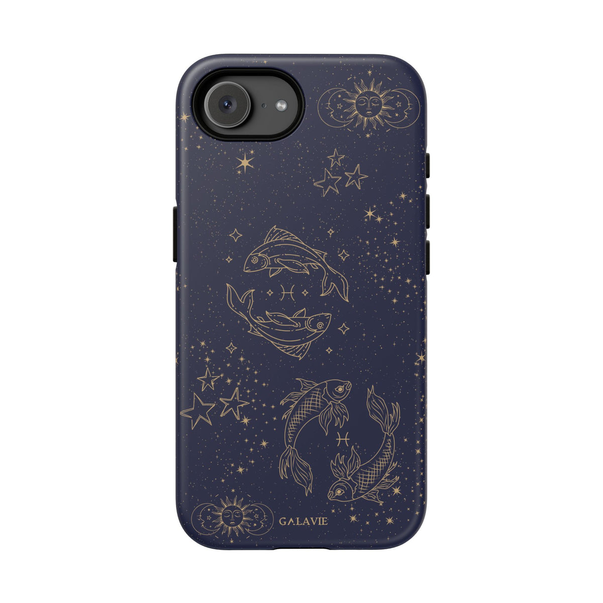 Pisces Zodiac Phone Case – Navy