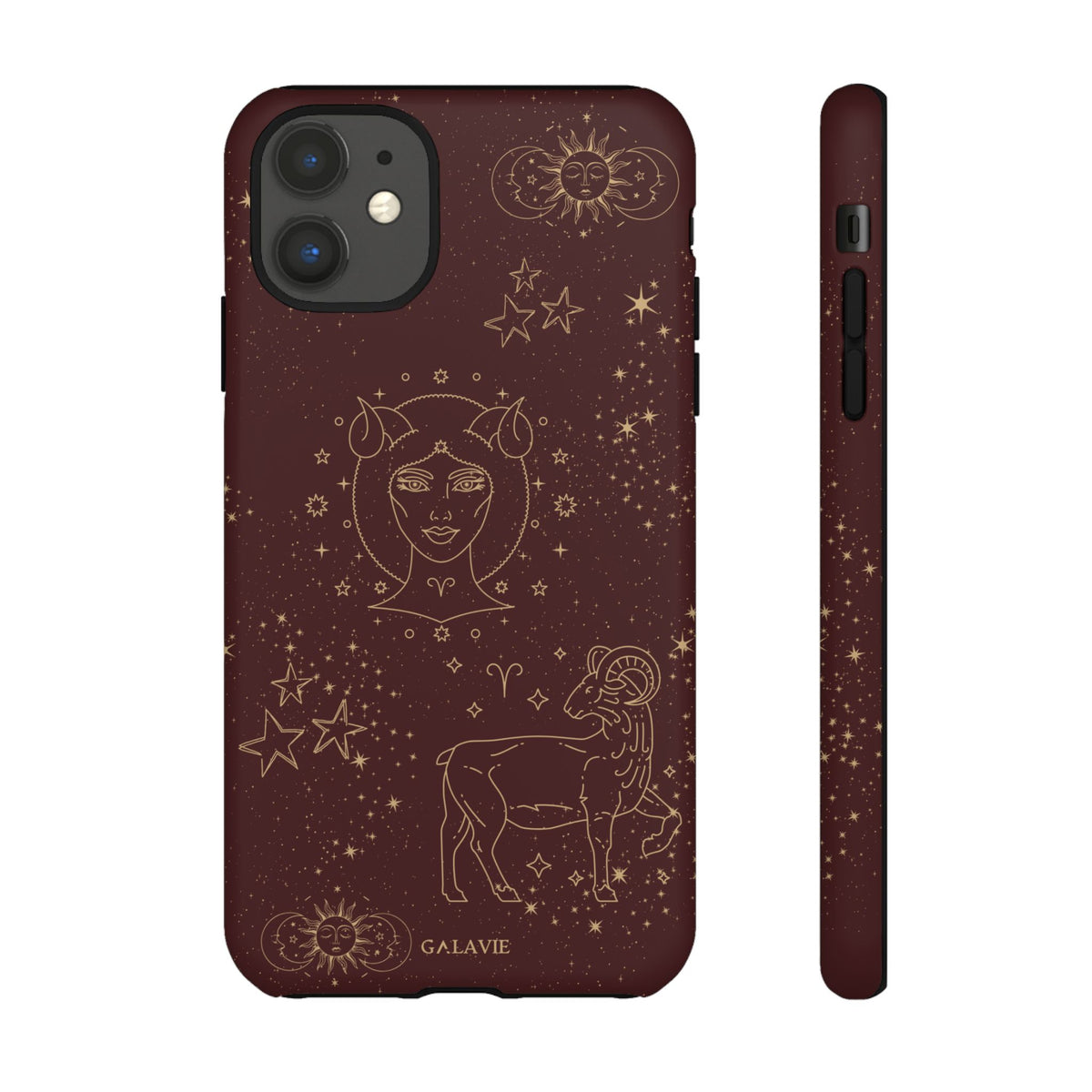 Aries Zodiac Phone Case – Chocolate